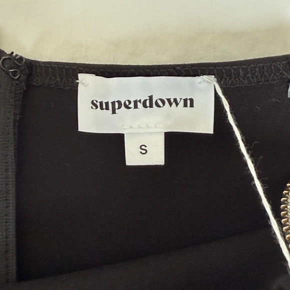 Superdown Black Rhinestone Skirt - Picture 5 of 5